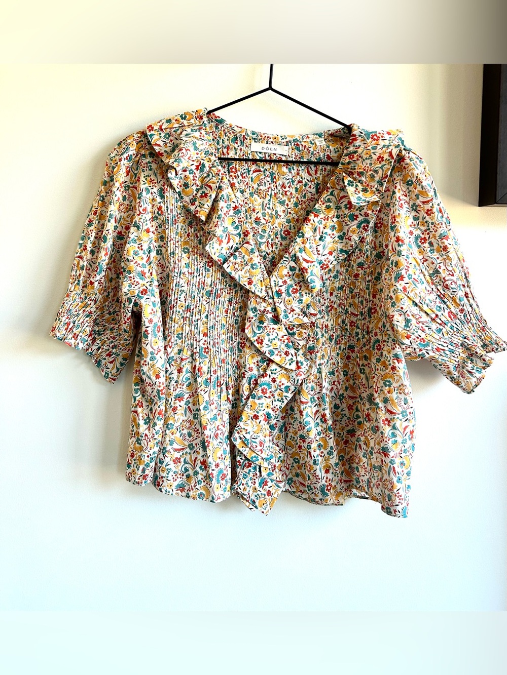 DÔEN Henri Top in the Wild Clover Floral print